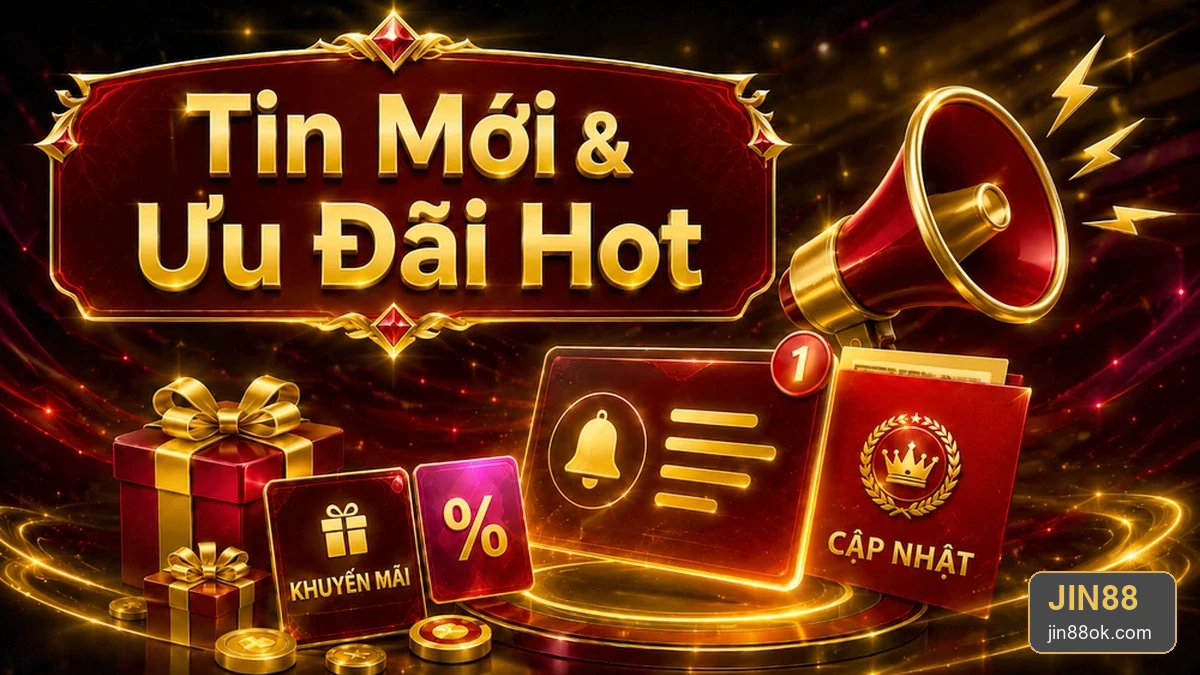 Khuyến Mãi JIN88: Cách Nhận Tin Mới, Ưu Đãi Và Điều Kiện Nhận Thưởng Qua Kênh Chính Thức – jin88ok.com