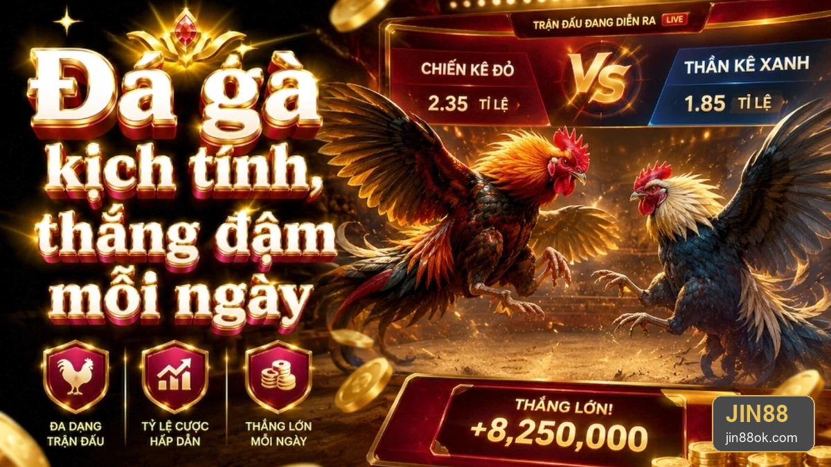 Đá Gà Trực Tuyến Tại JIN88: Phân Biệt Giải Trí Có Kiểm Soát Với Chạy Theo Thua Lỗ – jin88ok.com